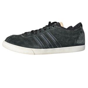 Adidas Courtset Core Black Suede Three-Stripe Retro BB9657 Sneakers Women Sz 8.5